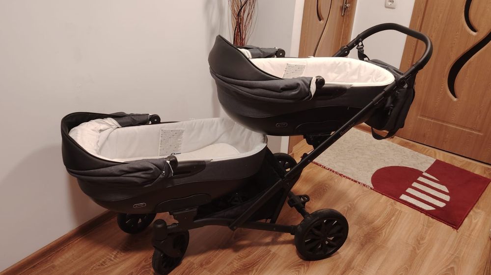 Carucior 3 in 1 pentru gemeni Kunert Booster