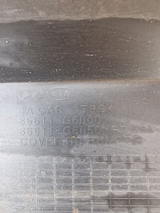 Kia Picanto 2018 задна броня 17-24 2бр