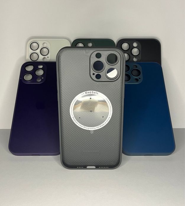 Husa sticla premium AG GLASS MagSafe iPhone 13 14 15 Plus Pro Max