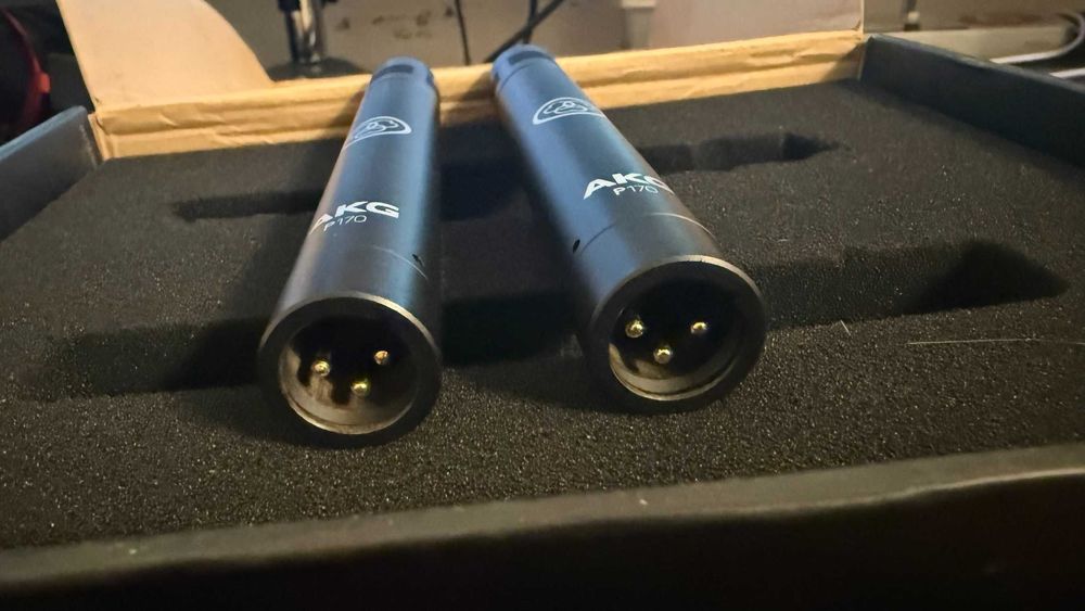 2 Microfoane studio AKG P-170 microfon condensator intrumente muzicale