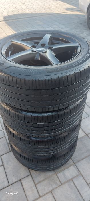 Jante aliaj VW Tiguan cu anvelope de vară 235/55/17 Hankook Dot 2022