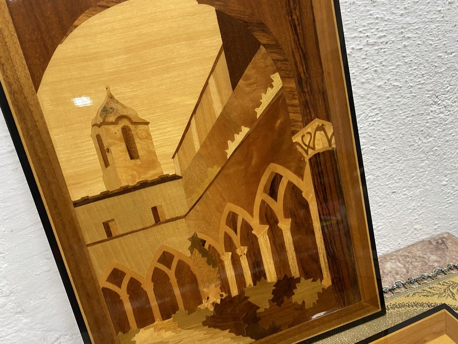 Френски картини с интарзия