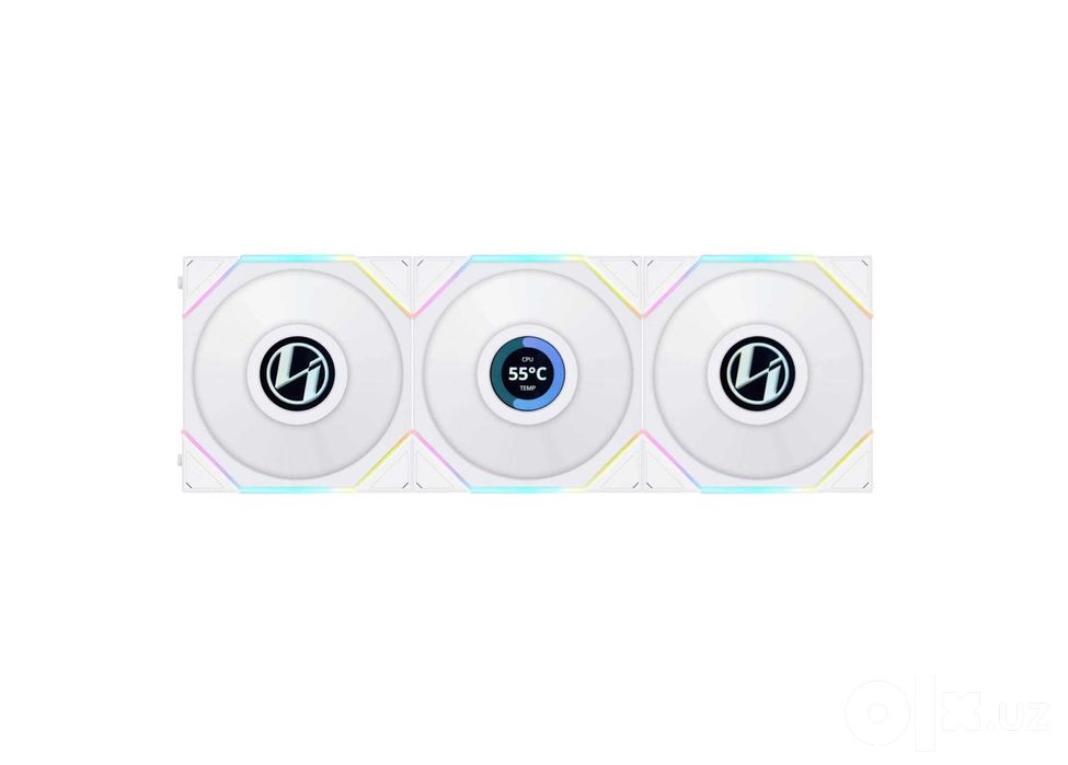 ' Вентилятор Lian Li TL LCD FLEX Reverse 120mm White (3 pack)