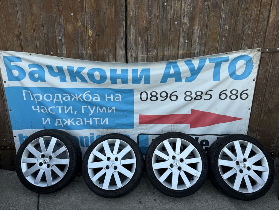 17 4х108 джанти с летни гуми