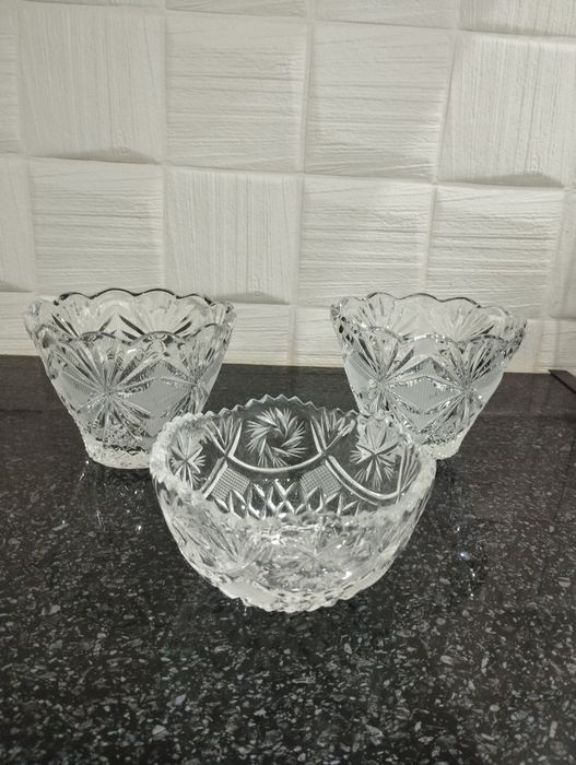 Вазочки хрустальные