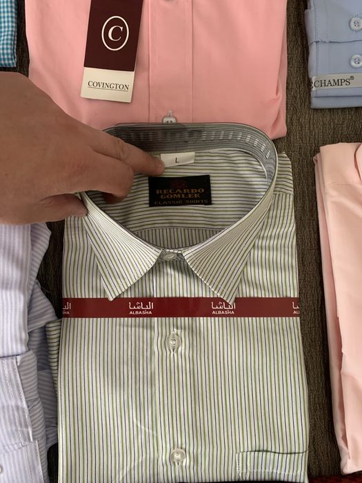 Мужские рубашки.