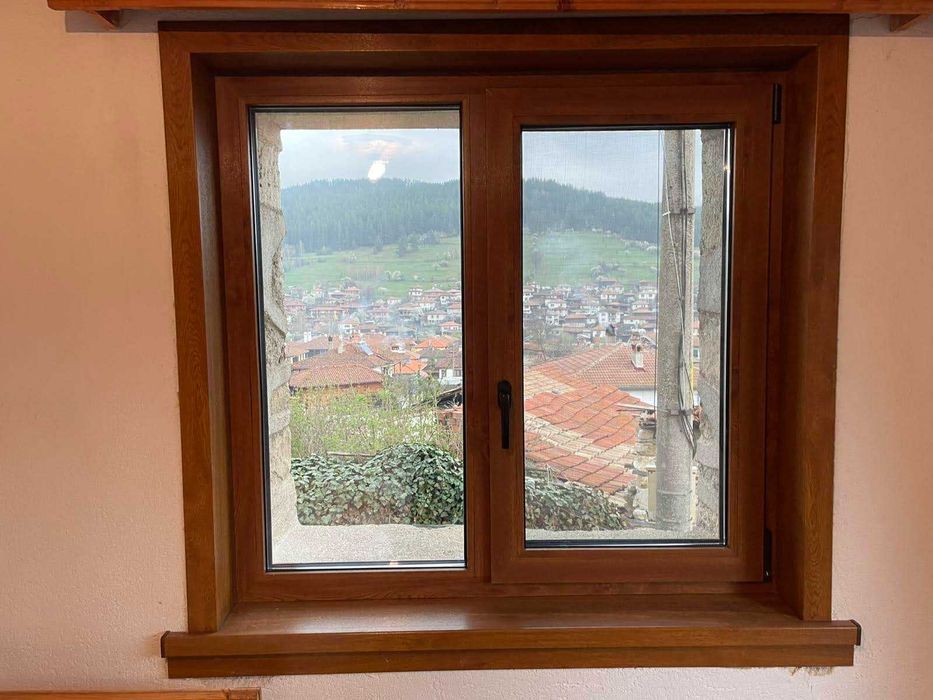 Обръщане на дограма с первази