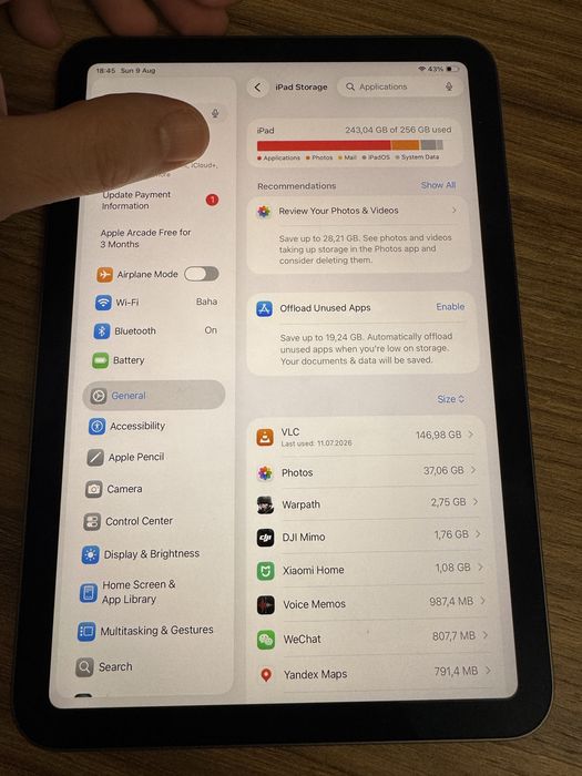 Ipad mini 6 256 gb