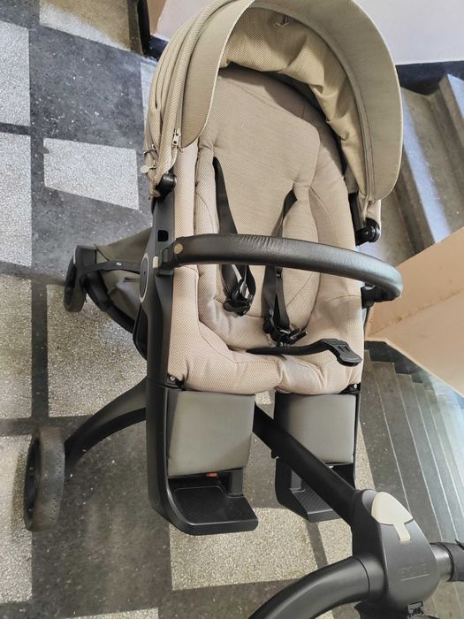 Stokke 2 в 1 brushed grey бебешка количка