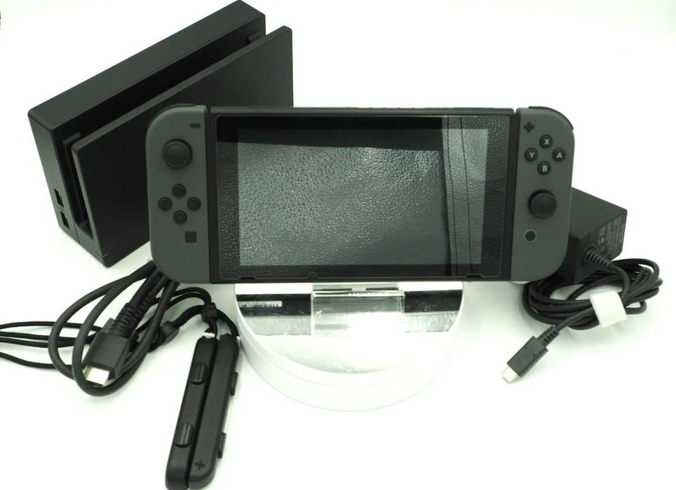 Nintendo Switch V1 Gray Japan Premium - Modat PicoFly/128GB/18 Jocuri