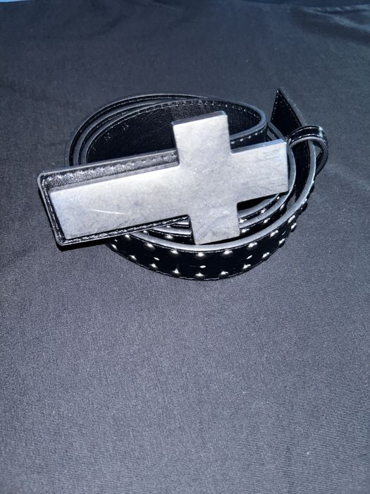 curea cu cruce silver