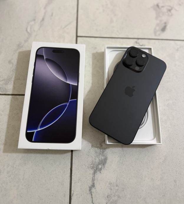 Iphone 16 pro black titanium