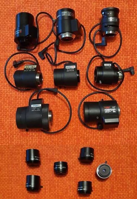 Accesorii camere video, BNC - VGA, suporti, telecomenzi,  obiective CS