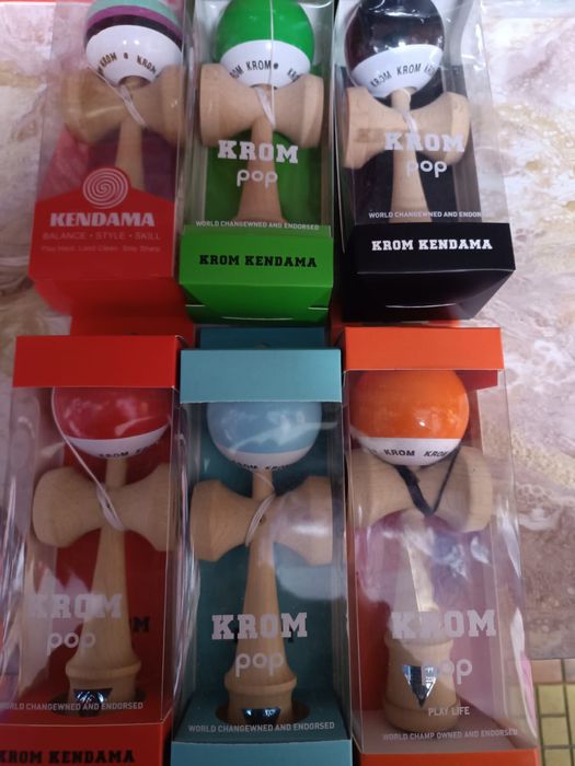 Kendama KROM POP/ SWEETS – jucărie originală, nouă, diverse culori