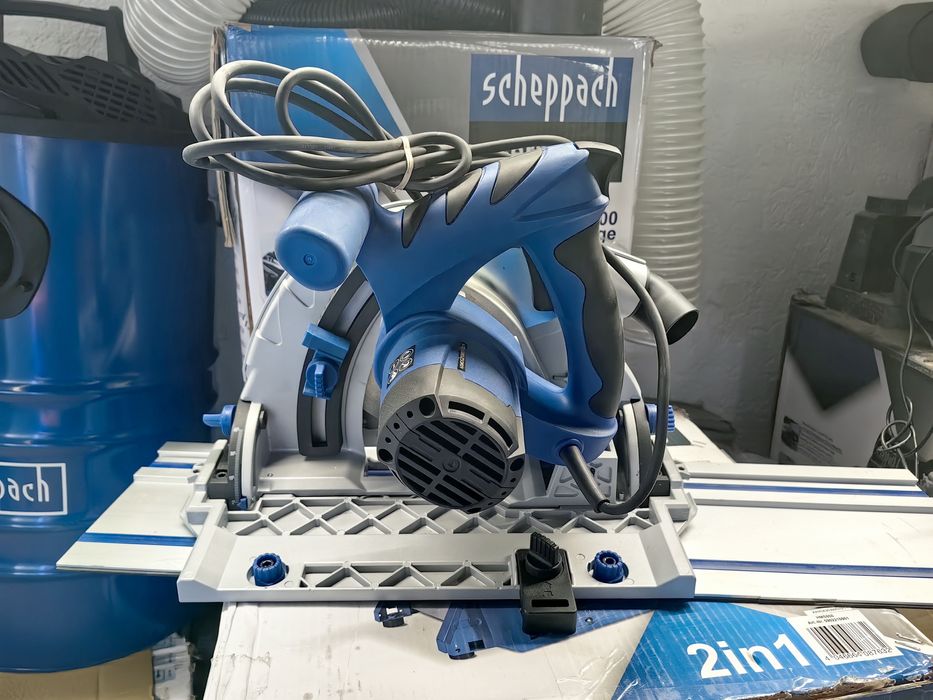 Ръчен потапящ циркуляр 1600W, 210мм Scheppach PL75 /