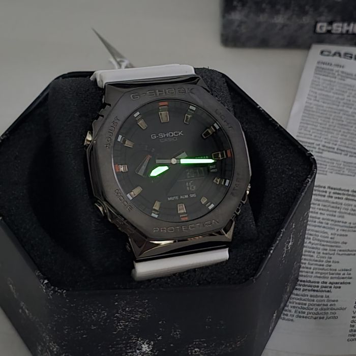 Ceas Casio G-Shock GM-2100 Alb