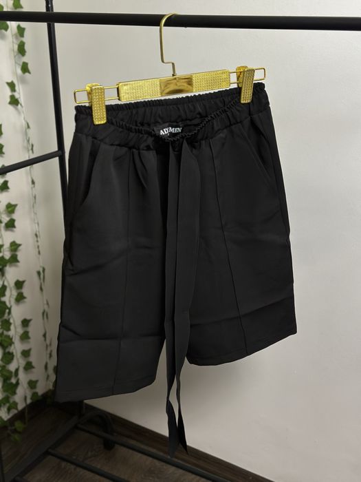 Pantaloni snururi negre si albe
