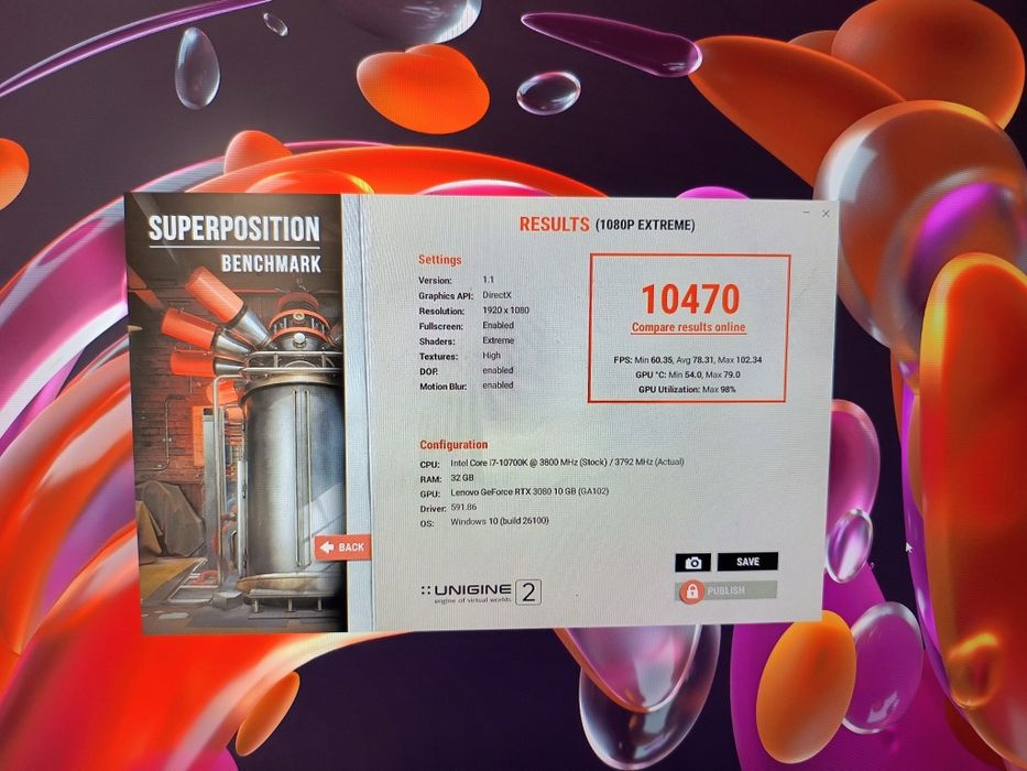 Vând PC Gaming Intel I7 10700K+RTX 3080 10GB