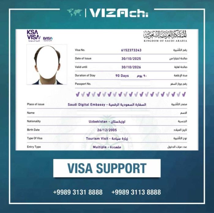 Umra viza/ Saudi viza