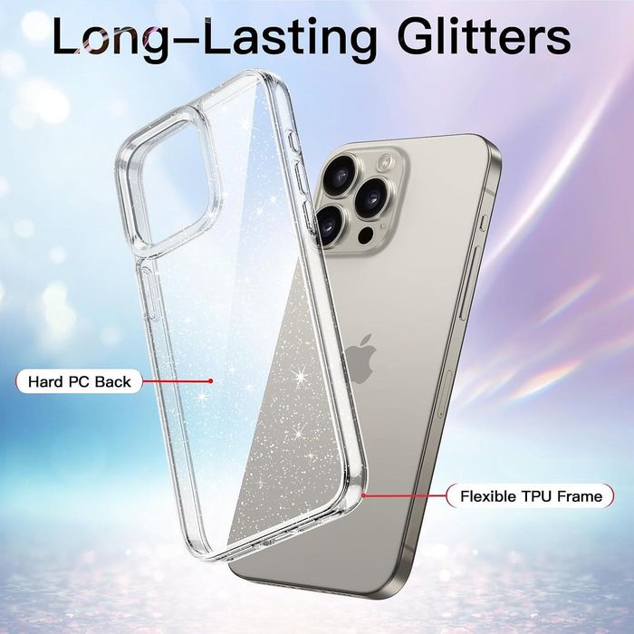 Блестящ Кейс Glitter Case за Apple iPhone 15 Pro Max