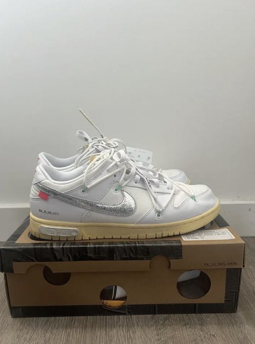 Off white dunk lot 1  46EU