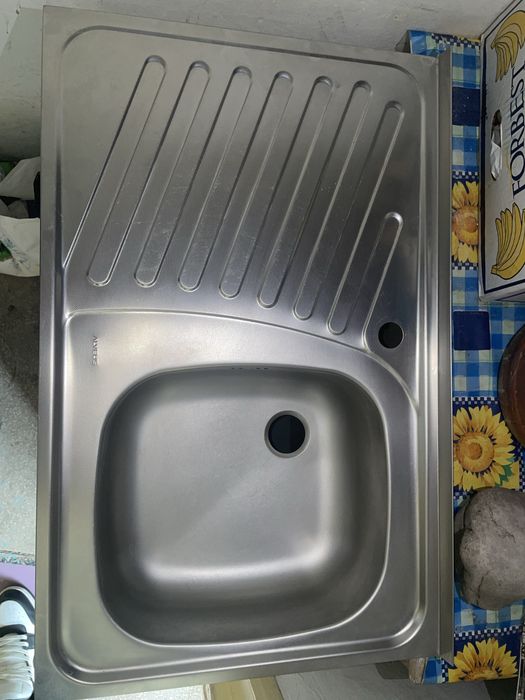 Chiuveta alveus inox 80x50