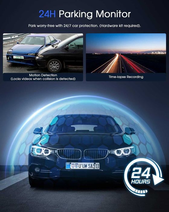 Видеорегистратор WiFi Avylet A1 Dash Cam Wi-Fi 2K