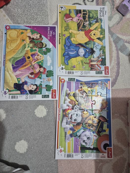 Set 3 puzzle copii