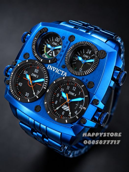 INVICTA Zulu Blue 54 mm, Инвикта нов мъжки часовник