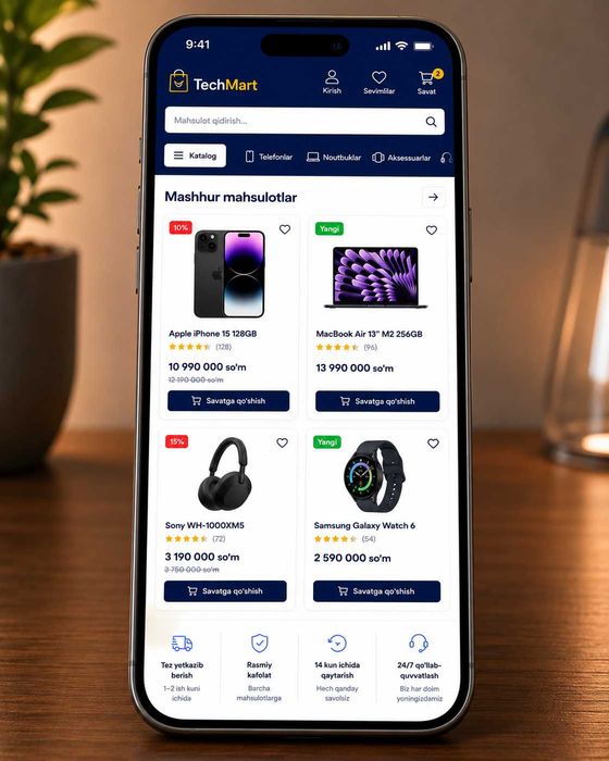 Web sayt | Internet do'kon | Landing page | Создание сайтов под ключ