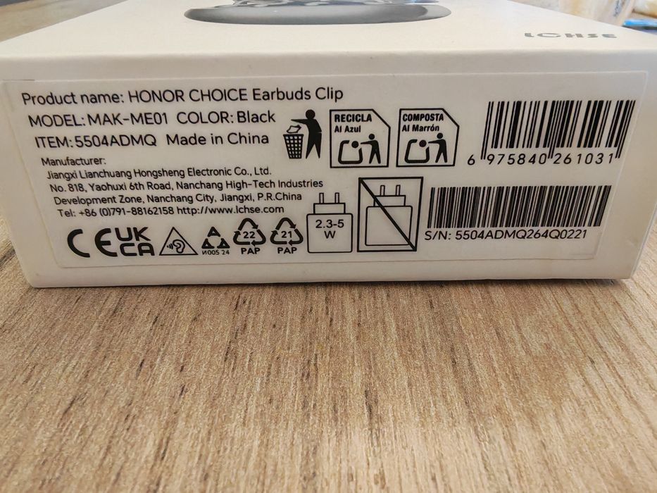 Honor Choice Earbuds Clip