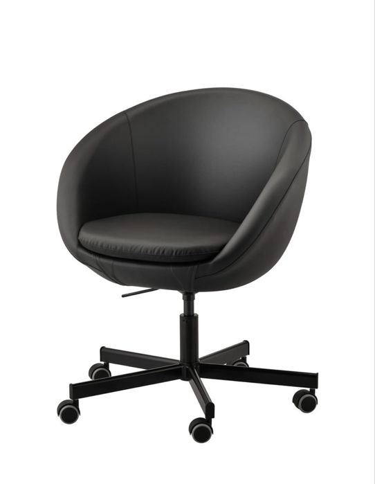 Vand scaun rotativ piele ecologica (negru)