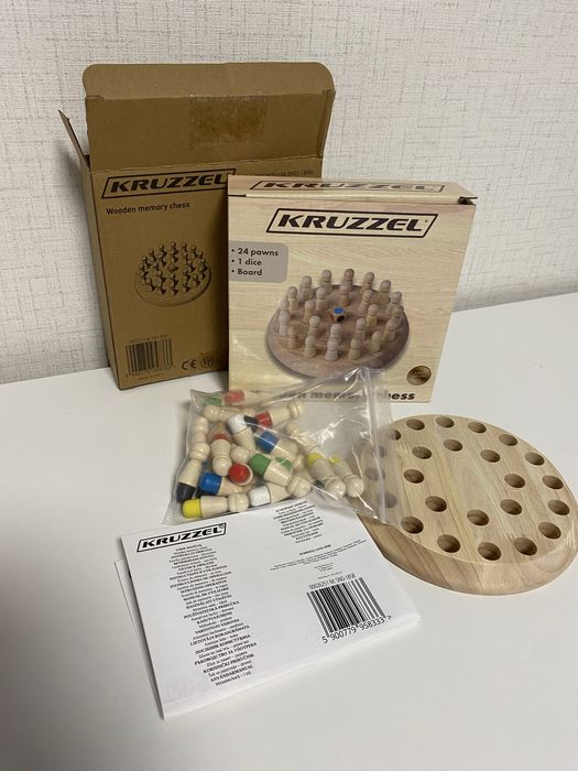 Дървен мемори шах Kruzzel  26251