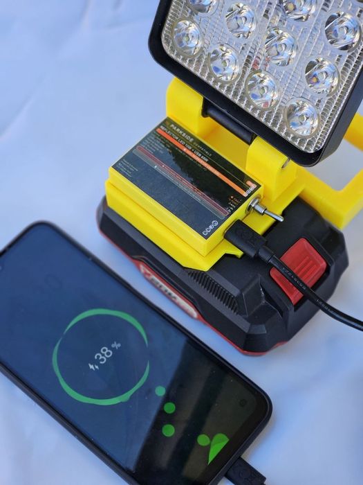 Reflector led compatibil parkside cu USBC 65w