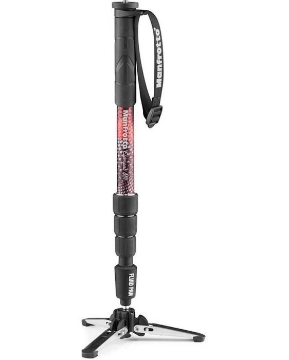 Монопод Manfrotto - Element MII, черен/червен