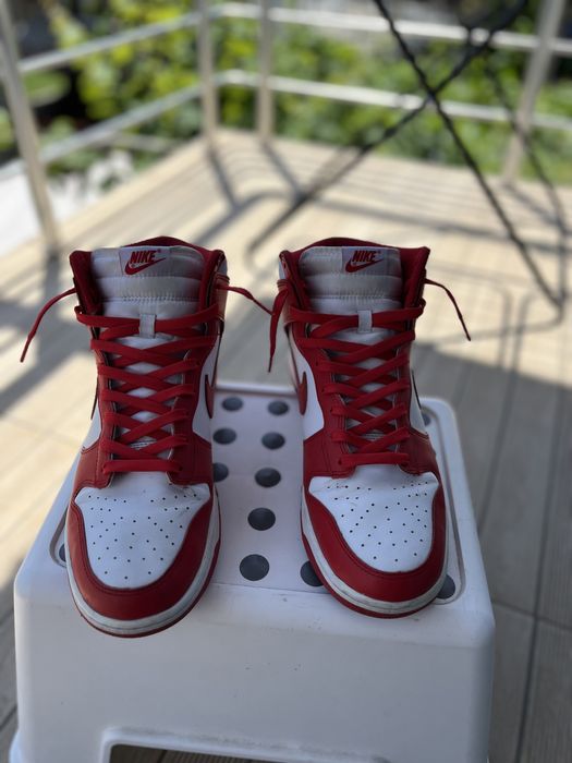 Nike Dunk high university red 45.5