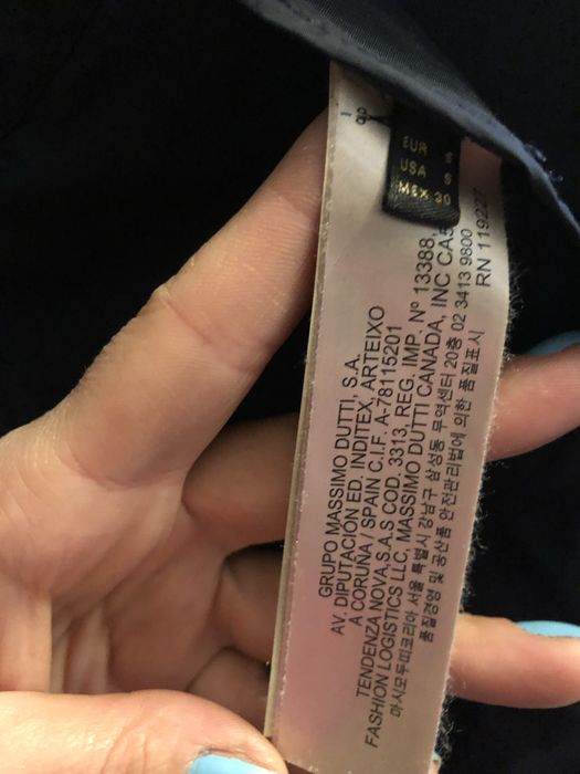 Trench scurt ,Massimo Dutty ,S, bleumarin