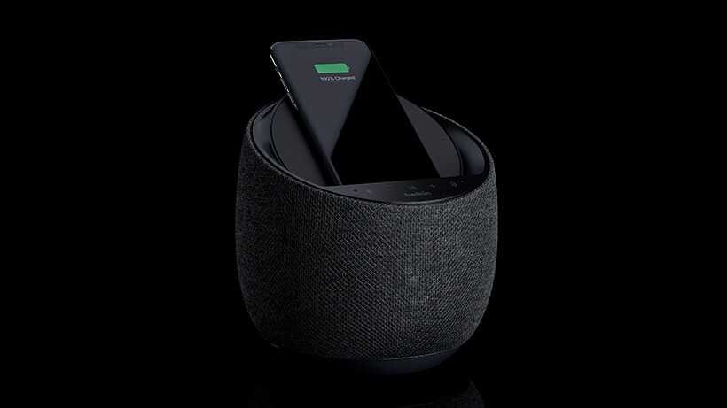 Belkin Devialet G1S0001 SoundForm Elite Hi-Fi Smart Speaker + Wireless Charger Google Assistant Колонка