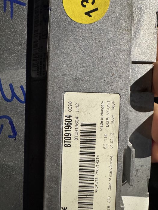 unitate radio Vw/Audi  4G0 035 061 N