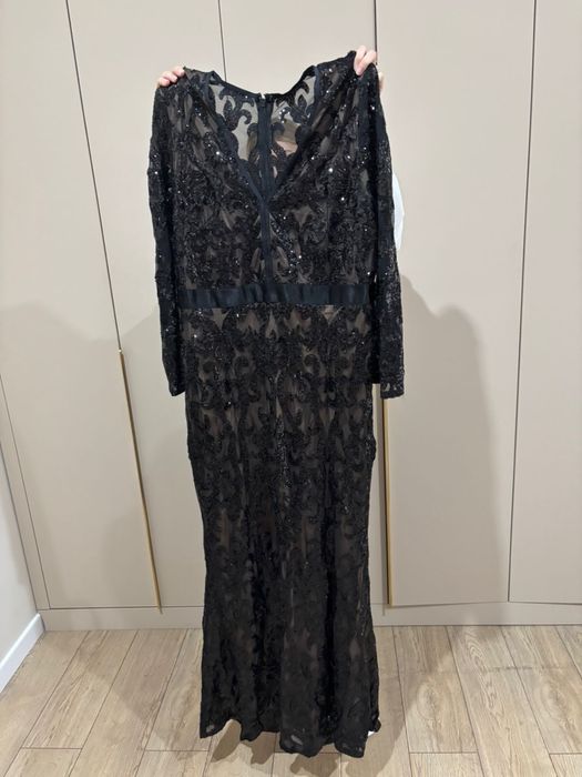 Платье вечернее в пайетках на торжество 54 размер