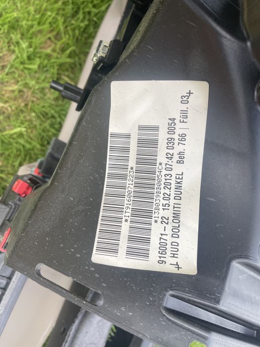 Plansa bord + airbag pasager BMW f01 f02 seria 7 hud bej