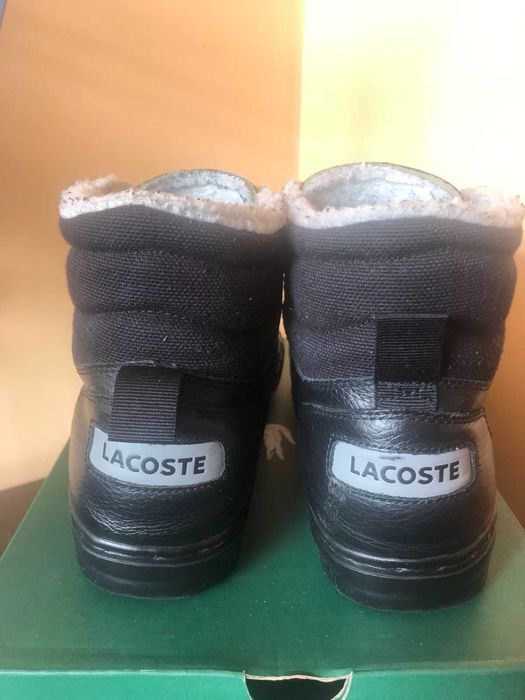 Lacoste кецове естествена кожа. Унисекс.