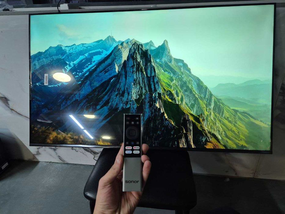 Телевизор Sonor 55/4k ultra hd/android 13/доставка/прошивка сделаем