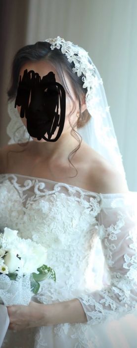 Продам свадебное платье 50 000тг