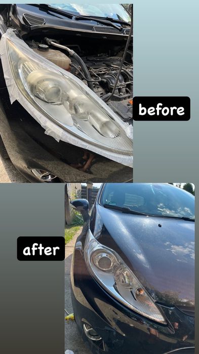 Detailing auto și polish faruri la domiciliu