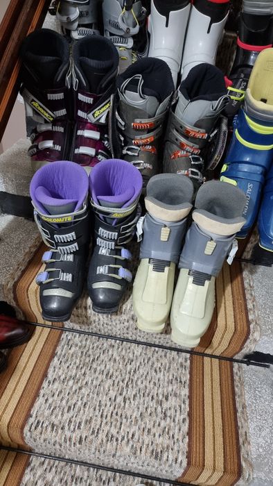Ски обувки 36-44номер и щеки от 95до 130см