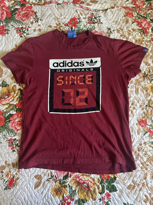Tricou rosu adidas