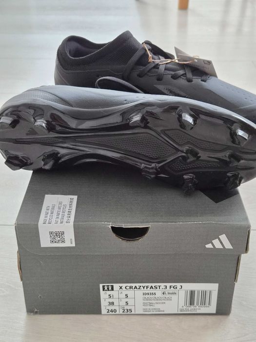 Adidas fotbal X Crazyfast.3 FG-J, Nr. 38, Crampoane, NOI