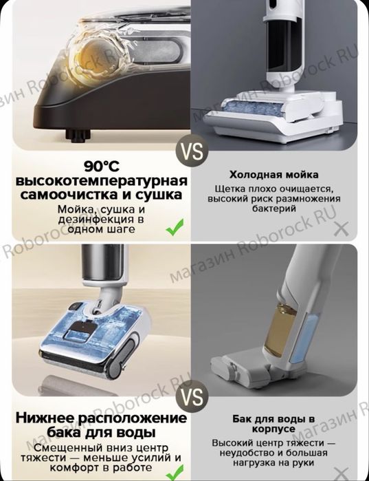 Моющий пылесос Roborock