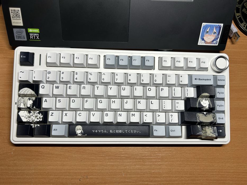 Кейкапы для клавиатуры с Макимой